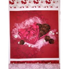 BAVLNĚNÝ PANEL - 35 x 35 cm KOLEKCE LOVE 398FC502