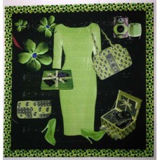 BAVLNĚNÝ PANEL  25 x 25 cm  4LP265