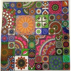BAVLNĚNÁ LÁTKA - panel 35 X 35 cm  3MAN176