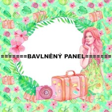 BAVLNĚNÝ PANEL  25 x 25 cm  4LP316