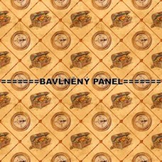 BAVLNĚNÝ PANEL  25 x 25 cm  4LP367