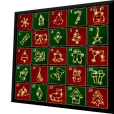 ADVENT.KALENDÁŘ-PANEL 47 X 47 cm NA OBJEDNÁVKU  AK6
