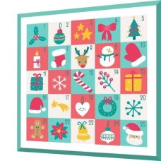 ADVENT.KALENDÁŘ-PANEL 47 X 47 cm NA OBJEDNÁVKU  AK12