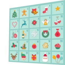 ADVENT.KALENDÁŘ-PANEL 47 X 47 cm NA OBJEDNÁVKU  AK19