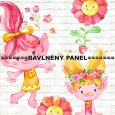BAVLNĚNÝ PANEL  25 x 25 cm  4LP454