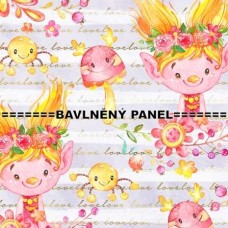 BAVLNĚNÝ PANEL  25 x 25 cm  4LP457