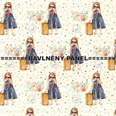 BAVLNĚNÝ PANEL  25 x 25 cm  4LP472