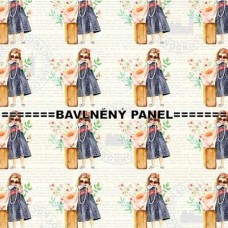 BAVLNĚNÝ PANEL  25 x 25 cm  4LP474