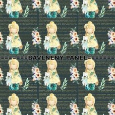 BAVLNĚNÝ PANEL  25 x 25 cm  4LP488