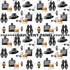 BAVLNĚNÝ PANEL  25 x 25 cm  4LP564