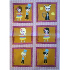 BAVLNĚNÝ PANEL - SADA 26 x 37 cm  6DG70