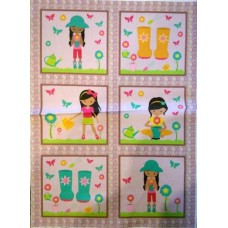 BAVLNĚNÝ PANEL - SADA 26 x 37 cm  6DG71
