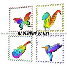 BAVLNĚNÝPANEL - SADA 35 X 35 CM PO-41