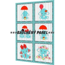 BAVLNĚNÝ PANEL - SADA 24 X 36 CM PO-26