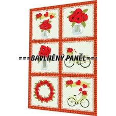 BAVLNĚNÝ PANEL - SADA 24 X 36 CM PO-34