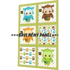 BAVLNĚNÝ PANEL - SADA 30 X 45 CM PO-29