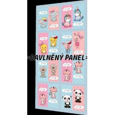BAVLNĚNÝ PANEL - SADA 25 X 47 CM NP-40