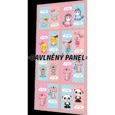 BAVLNĚNÝ PANEL - SADA 25 X 47 CM NP-41