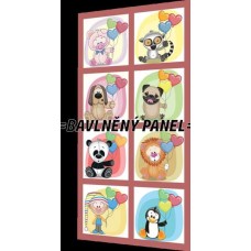 BAVLNĚNÝ PANEL - SADA 30 X 57 CM NP-45