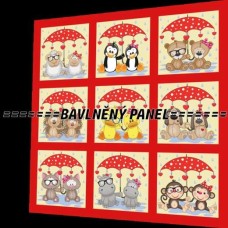 BAVLNĚNÝ PANEL - SADA 25 X 25 cm NP-33