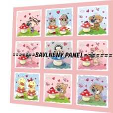 BAVLNĚNÝ PANEL - SADA 47 X 47 cm NP-37