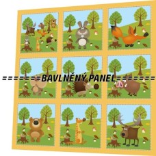 BAVLNĚNÝ PANEL - SADA 47 X 47 cm PO-10
