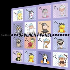 BAVLNĚNÝ PANEL - SADA 35 X 35 cm NP-6
