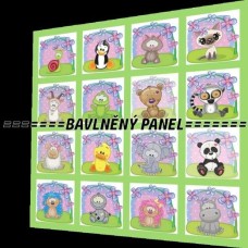 BAVLNĚNÝ PANEL - SADA 35 X 35 cm NP-9