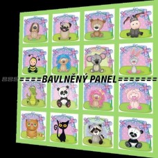 BAVLNĚNÝ PANEL - SADA 35 X 35 cm NP-10