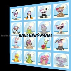 BAVLNĚNÝ PANEL - SADA 35 X 35 cm NP-15