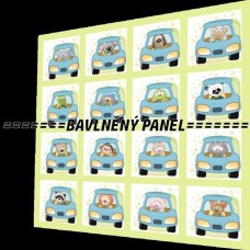 BAVLNĚNÝ PANEL - SADA 35 X 35 cm NP-17