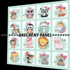 BAVLNĚNÝ PANEL - SADA 35 X 35 cm NP-20