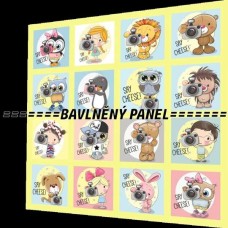 BAVLNĚNÝ PANEL - SADA 35 X 35 cm NP-22