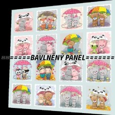 BAVLNĚNÝ PANEL - SADA 35 X 35 cm NP-25