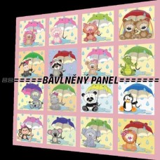 BAVLNĚNÝ PANEL - SADA 35 X 35 cm NP-26