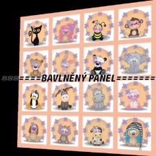BAVLNĚNÝ PANEL - SADA 35 X 35 cm NP-30