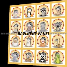 BAVLNĚNÝ PANEL - SADA 35 X 35 cm NP-32