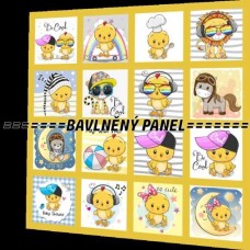 BAVLNĚNÝ PANEL - SADA 35 X 35 cm NP-50