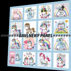 BAVLNĚNÝ PANEL - SADA 35 X 35 cm NP-52