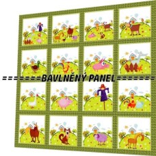 BAVLNĚNÝ PANEL - SADA 35 X 35 cm PO-1