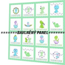BAVLNĚNÝ PANEL - SADA 35 X 35 cm PO-4