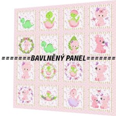 BAVLNĚNÝ PANEL - SADA 35 X 35 cm PO-6