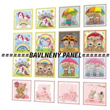 BAVLNĚNÝ PANEL - SADA 35 X 35 cm SK-4