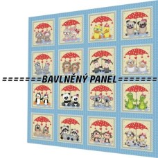 BAVLNĚNÝ PANEL - SADA 35 X 35 cm SK-7