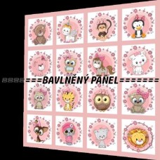 BAVLNĚNÝ PANEL - SADA 47 X 47 cm NP-1