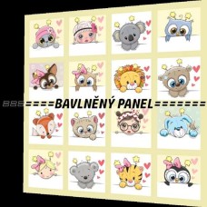 BAVLNĚNÝ PANEL - SADA 47 X 47 cm NP-24