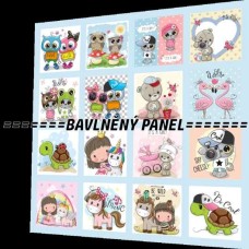 BAVLNĚNÝ PANEL - SADA 47 X 47 cm NP-57
