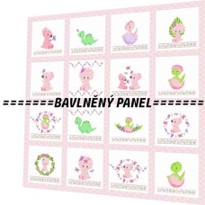 BAVLNĚNÝ PANEL - SADA 47 X 47 cm PO-7