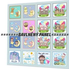 BAVLNĚNÝ PANEL - SADA 47 X 47 cm SK-9