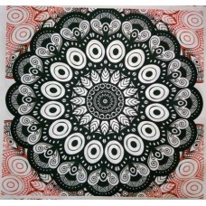BAVLNĚNÁ LÁTKA - panel 35 X 35 cm  4MAN34